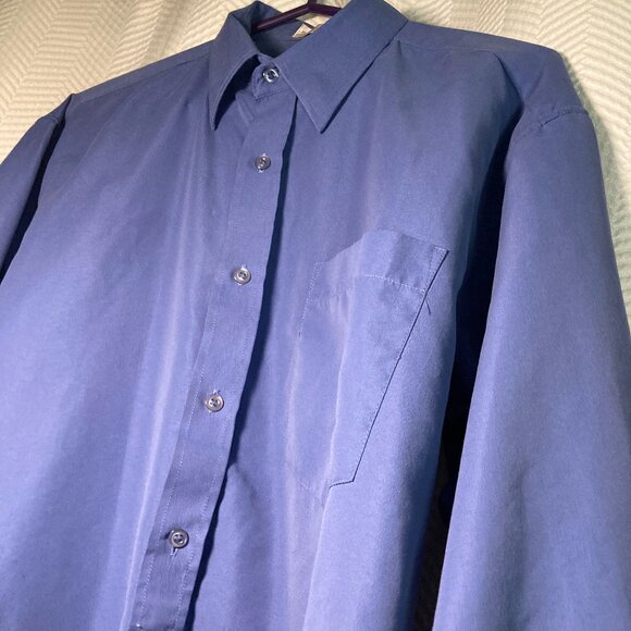 Beautiful Mens Blue Large Code One Dress Shirt – 15/34 - Picture 5 of 11
